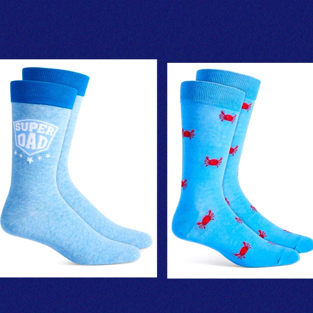 2 Pair NWT Club Room Crew Socks
